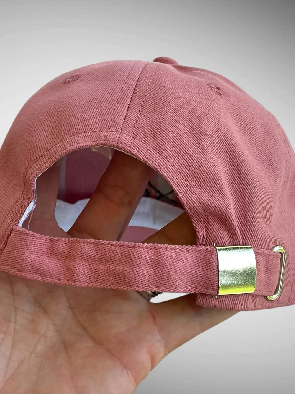 Pink Heart Embroidered Adjustable Baseball Cap Women’s Hat NWT